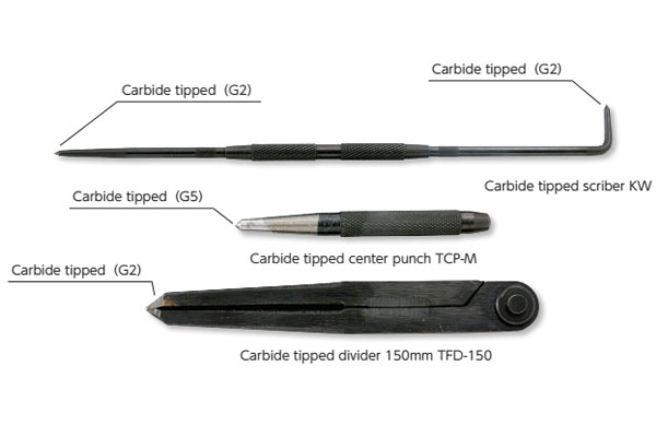 Bộ lấy dấu 3 món mũi carbide Niigata Seiki, CTS-3