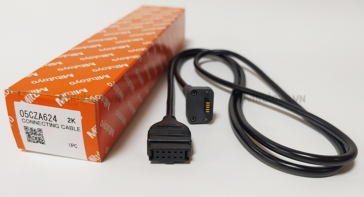 Cáp truyền dữ liệu cho thước cặp IP67 Mitutoyo 05CZA624 (1M)