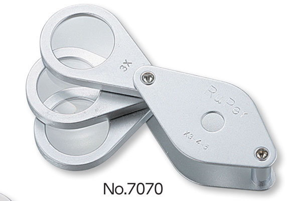 Kính lúp 3x-4x-5x kiểu gấp Niigata Seiki, No.7070