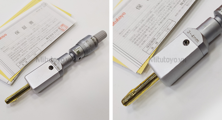 Panme đo lỗ 2 chấu cơ khí Mitutoyo 368-003 (3-4mm)