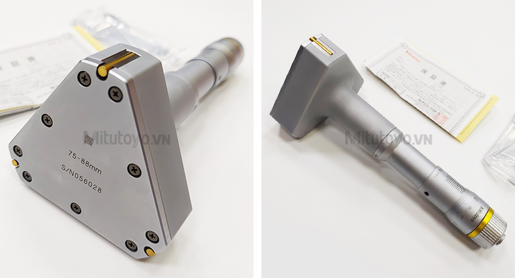 Panme đo lỗ 3 chấu cơ khí Mitutoyo 368-172 (75-88mm)